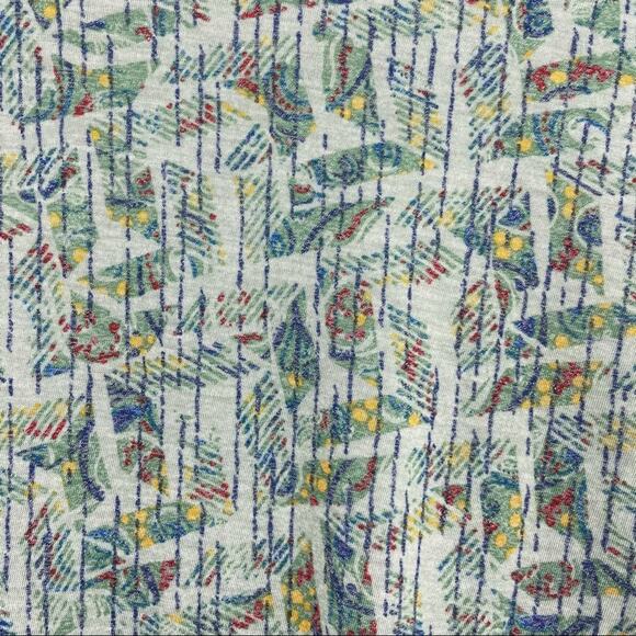 Lularoe Randy T Shirt Raglan Womens Baseball Tee Abstract Green XXS NEW - Picture 3 of 7